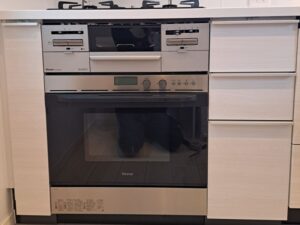 神奈川のキッチン取付け隊　ガスオーブンを後付　施工後